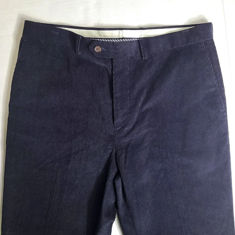 Lauren Ralph Lauren Fine Wale Corduroy Pants Mens 33W x 32L Navy